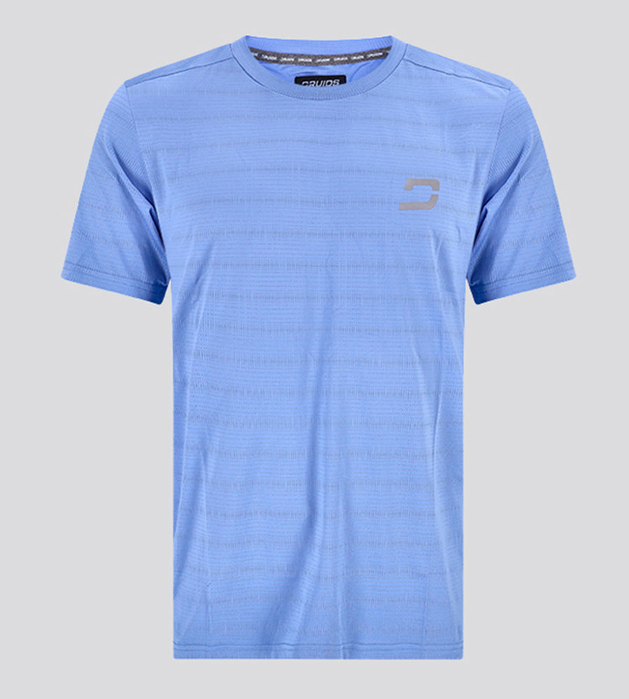 MEN'S PERFORATED SPORTS T-SHIRT - BLUE