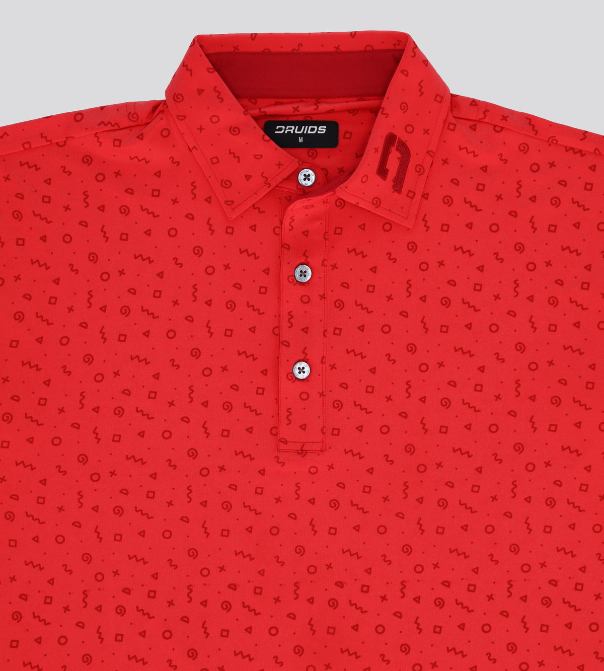 SQUIGGLE POLO - RED