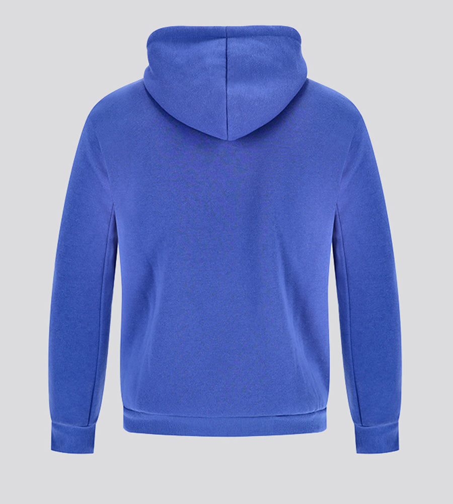 THE DOUBLE LOGO HOODIE - BLUE