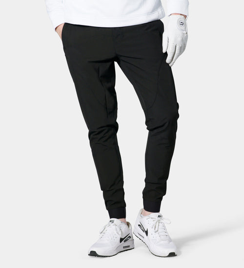 LUXE GOLF JOGGERS - BLACK