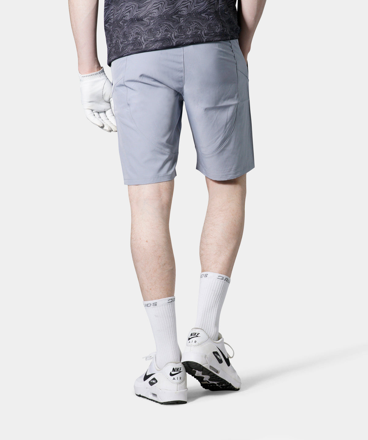 LUXE GOLF SHORTS - GREY