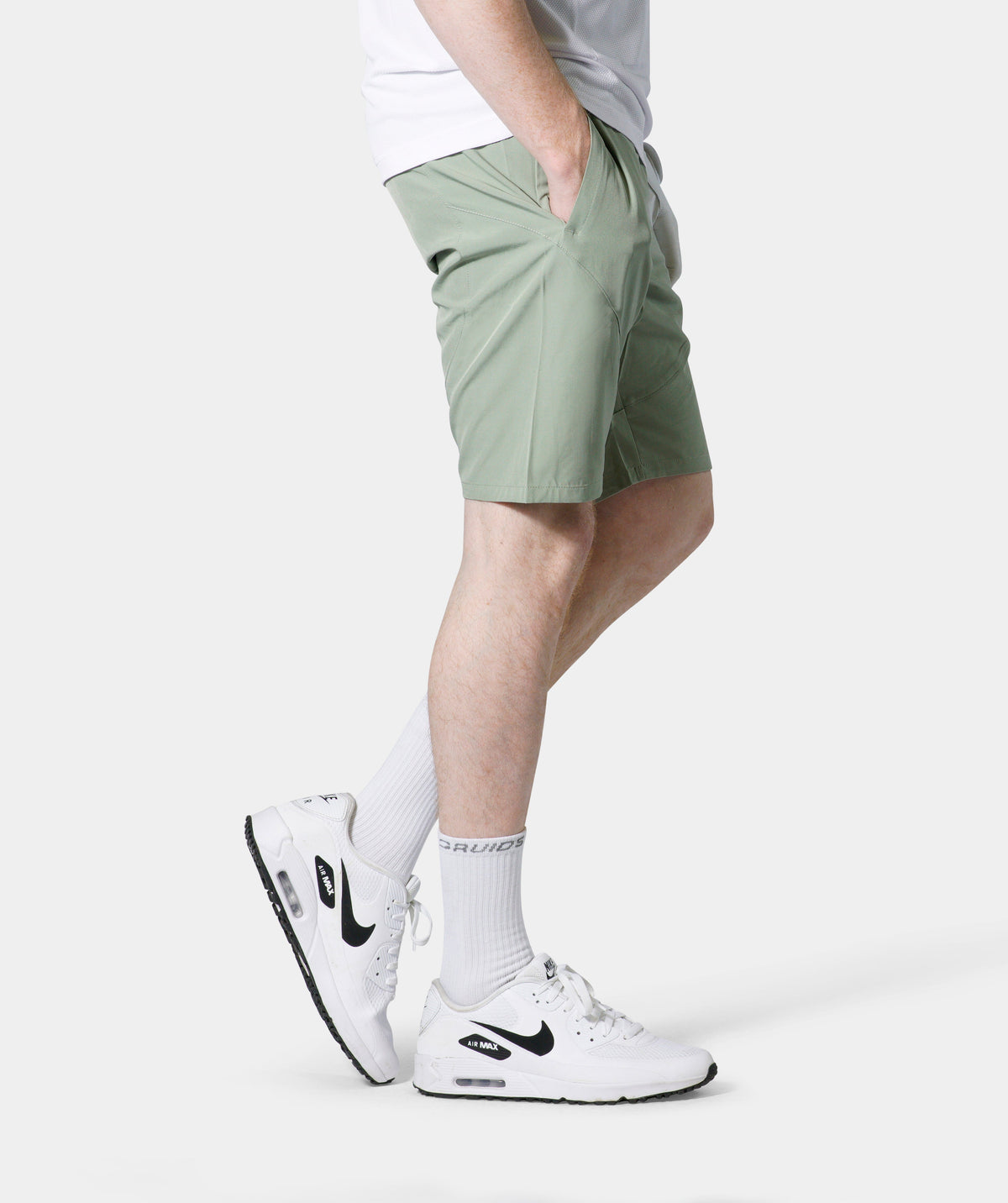 LUXE GOLF SHORTS - SAGE