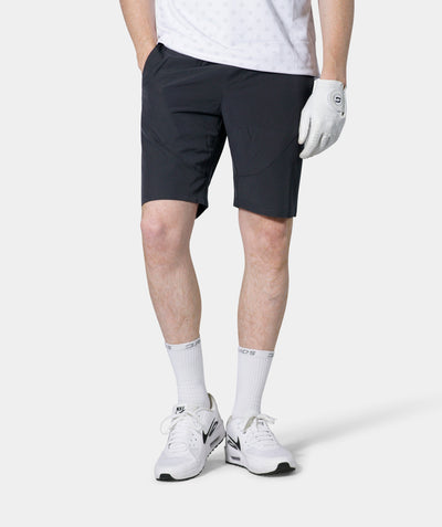 LUXE GOLF SHORTS - CHARCOAL