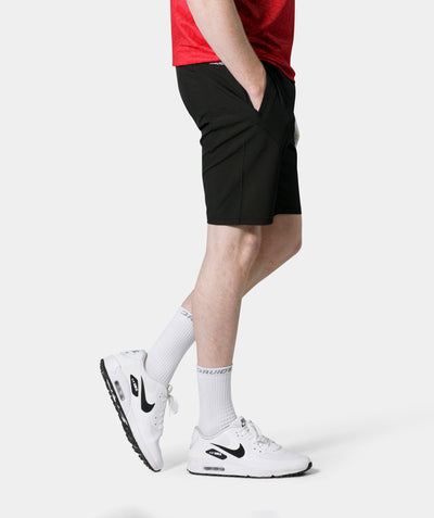 LUXE GOLF SHORTS - BLACK