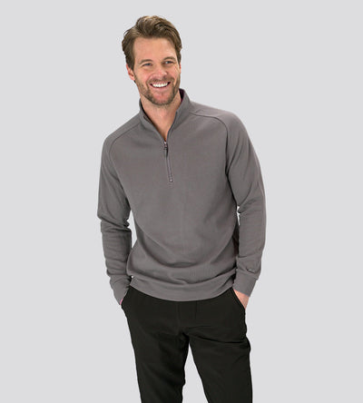 PLAYERS KNITTED MIDLAYER - GREY