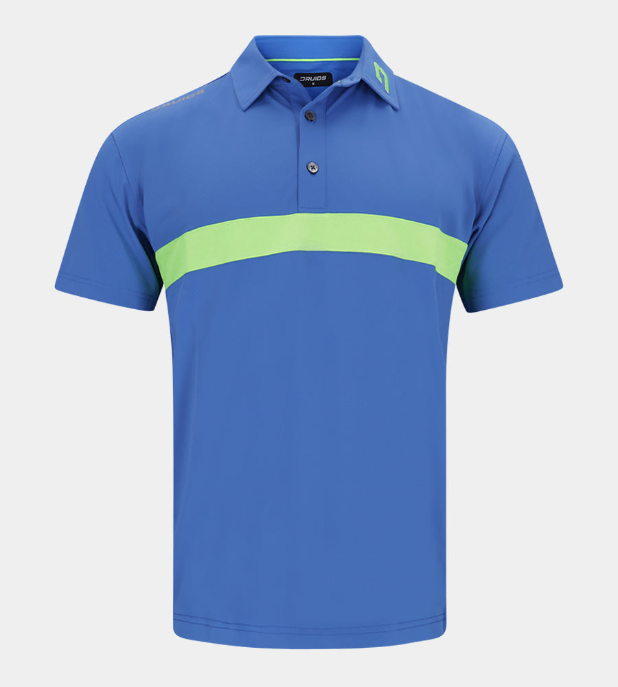 MENS THE 19TH POLO - BLUE | LIME